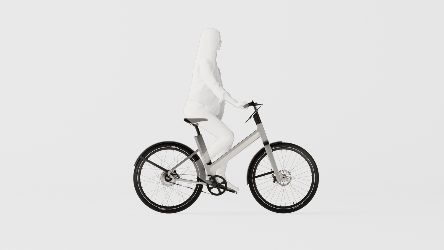 Vélo anod avec position de conduite et posture droite haute et confortable