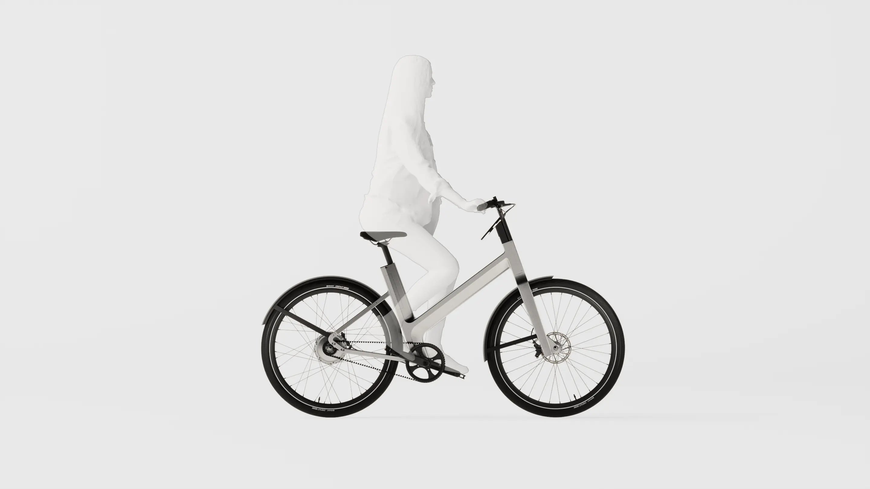 Vélo anod avec position de conduite et posture droite haute et confortable