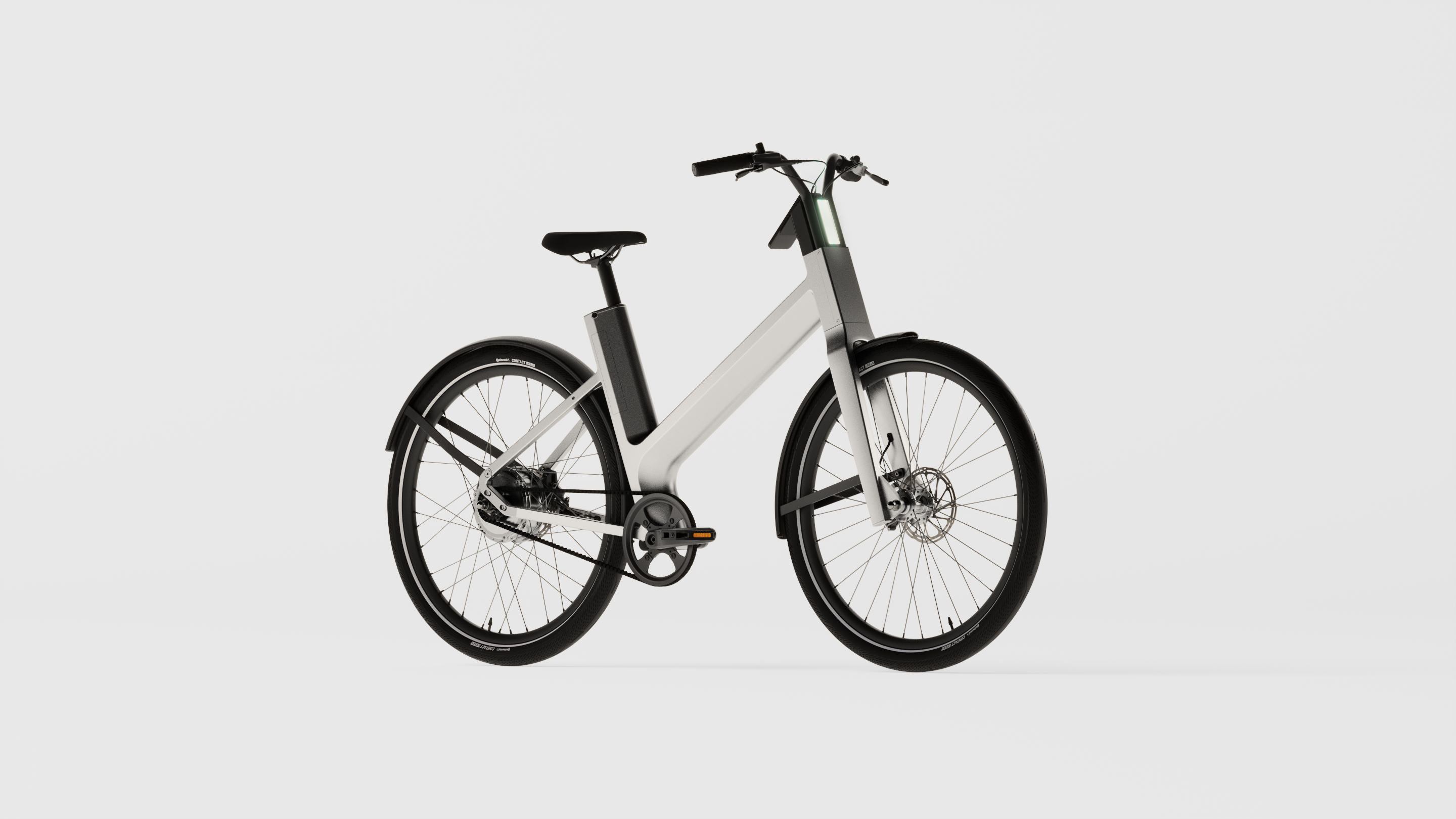 Vélo anod hybrid à supercondensateurs made in france de trois quart